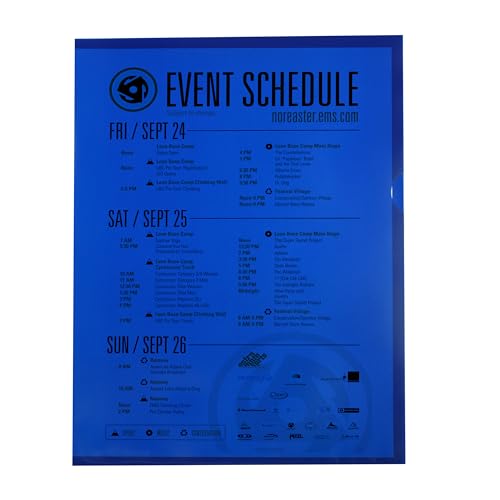 C-Line Colored Project Folders, Heavyweight Poly, Holds Materials up to 8.5 x 11 Inches, Assorted Colors, 25 per Box (62130), Letter Size - Image 5